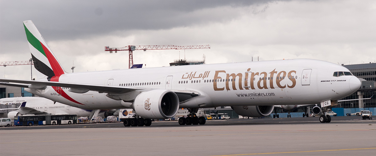 Emirates, A6-ECG, Boeing 777