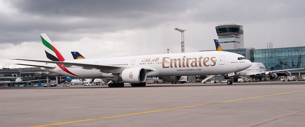 Emirates, A6-ECG, Boeing 777